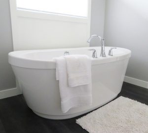 bañera de una pieza