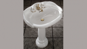 lavabo con pedestal